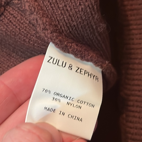 NWT Zulu & Zephyr Ribbed Knit Bandeau - Picture 5 of 8